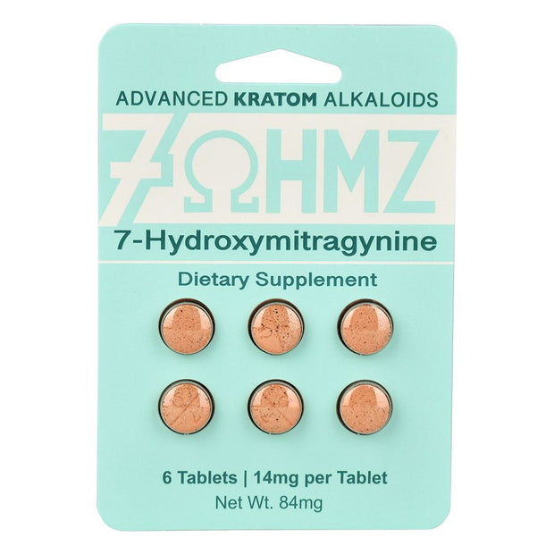 7-OHMZ Kratom Alkaloid 7-Hydroxymitragynine Tablets | 14mg | 20pk - Headshop.com