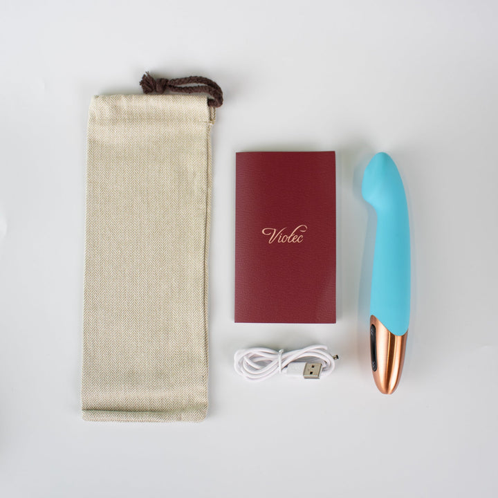 Tethys Touch Panel G-Spot Vibrator Blue - Headshop.com