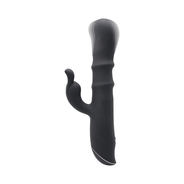 Evolved Ringmaster Rechargeable Dual Stim Vibe Silicone Black - Headshop.com