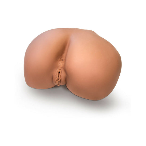 X5 Men Rita Dual Entry Masturbator with Remote-Controlled Bullet Vibrator Tan - Headshop.com