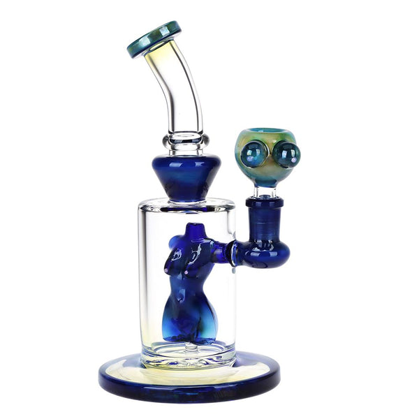 Fumed Nude Bod Glass Water Pipe - 8" / 14mm F Fumed Nude Bod Glass Water Pipe - 8" / 14mm F