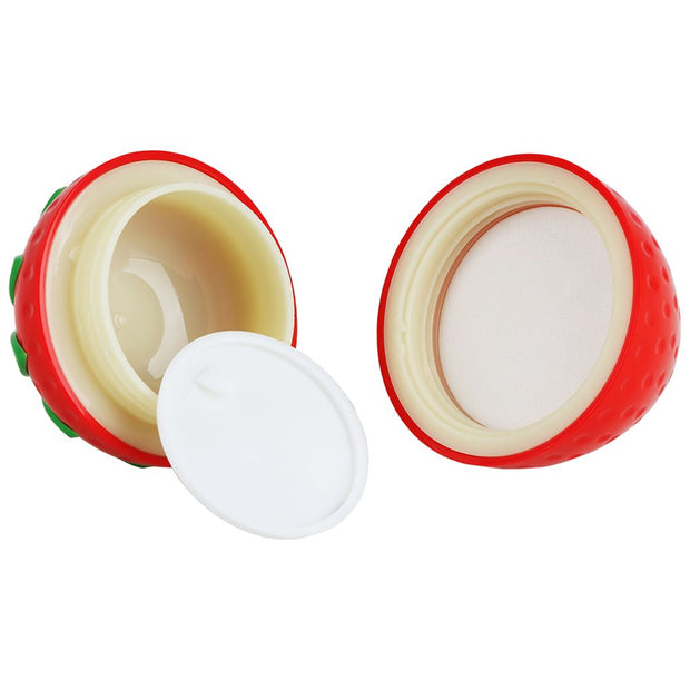 Strawberry Plastic Storage Jar - 3" - Headshop.com