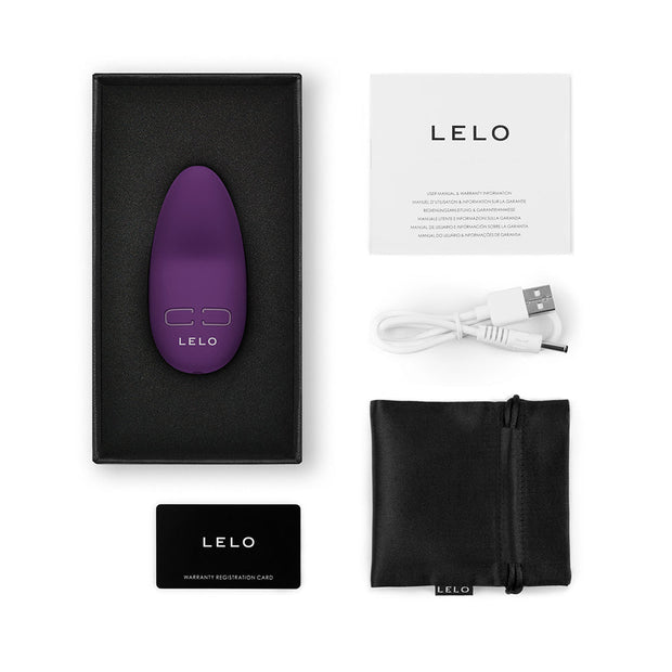 Lelo LILY 3 Rechargeable Mini Silicone Vibrator Dark Plum - Headshop.com