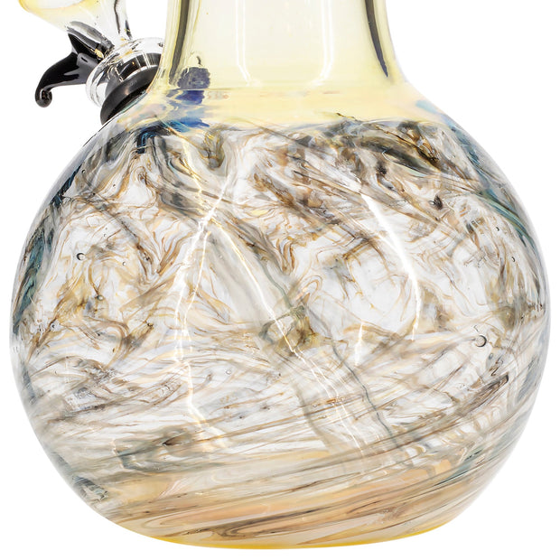 LA Pipes Raked Tiger Stripe Accented Beaker Bong - Headshop.com