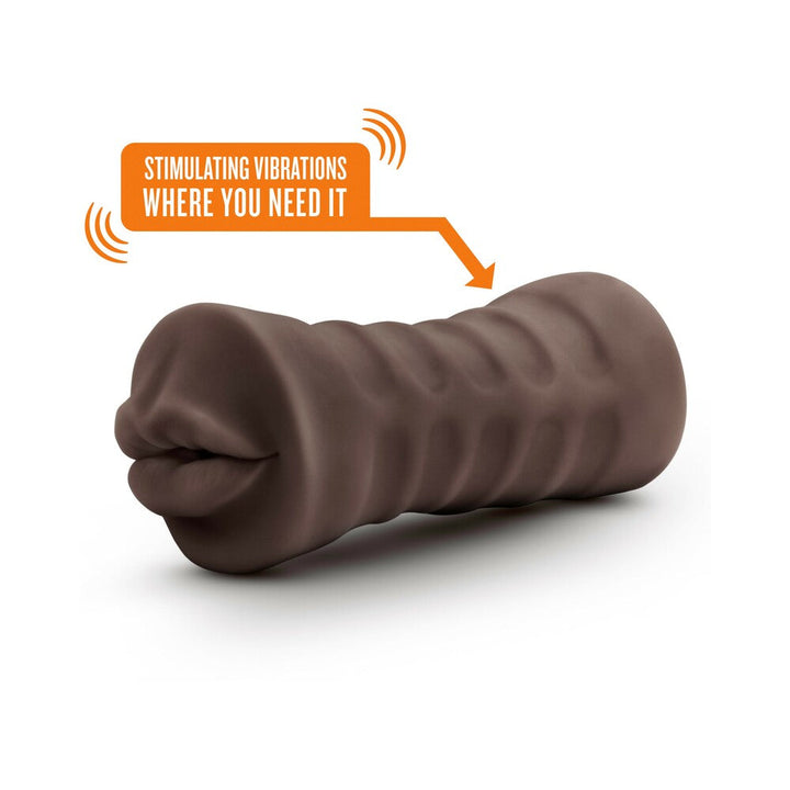 EnLust Krystal Vibrating Stroker Brown - Headshop.com