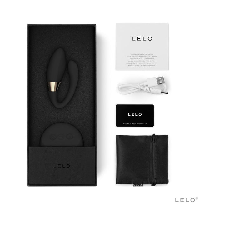 LELO TIANI DUO Rechargeable Dual Stimulation Couples Vibrator With Remote Black - Headshop.com
