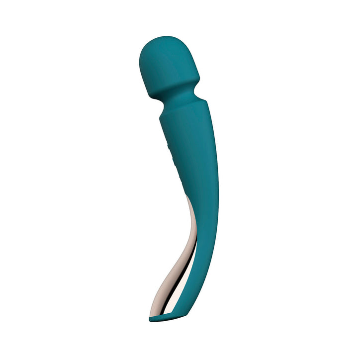 LELO SMART WAND 2 Medium Rechargeable Wand Vibrator Ocean Blue - Headshop.com