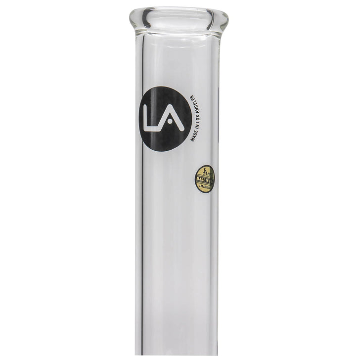 LA Pipes 12" Clear Straight Shot Bong - Headshop.com