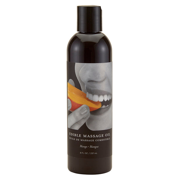 Earthly Body Edible Massage Oil Mango 8oz Earthly Body Edible Massage Oil Mango 8oz