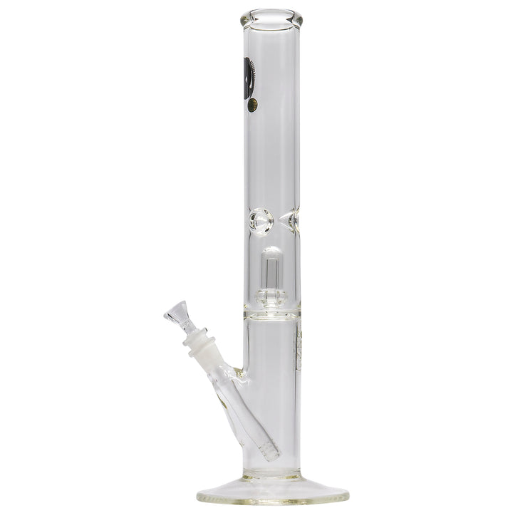 LA Pipes Thick Glass Straight Showerhead Perc Bong - Headshop.com