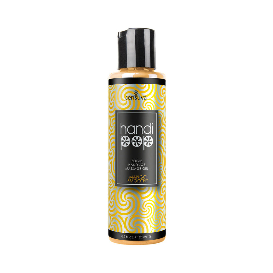 Sensuva HandiPop Edible Massage Gel Mango Smoothy 4.2 oz - Headshop.com