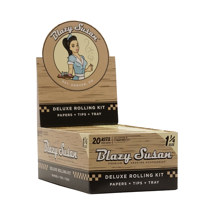 Blazy Susan Unbleached Rolling Papers - Headshop.com