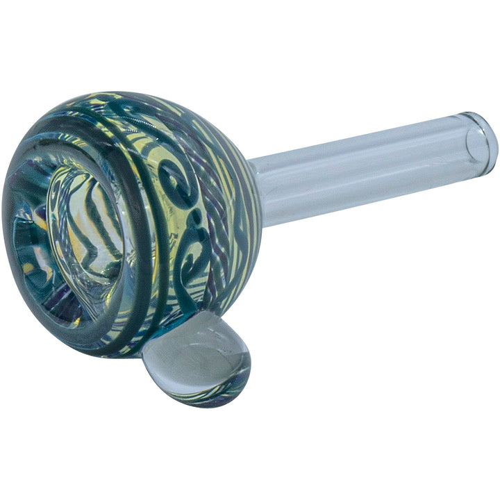 LA Pipes Painted Warrior Pull-Stem Slide Bowl - Headshop.com