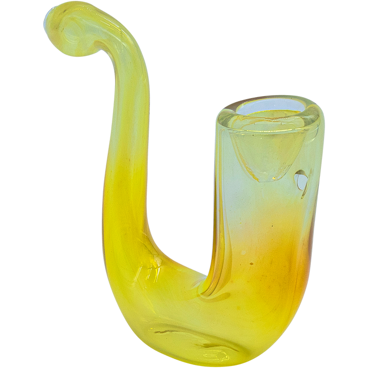 LA Pipes "Calabash" Fumed Glass Sherlock - Headshop.com
