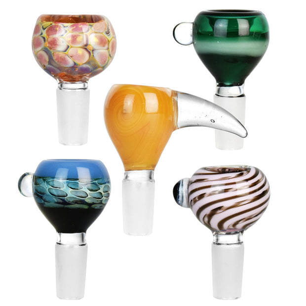Heavy Color Herb Slide - 14mm M/Assorted - 20PC BUNDLE - Headshop.com