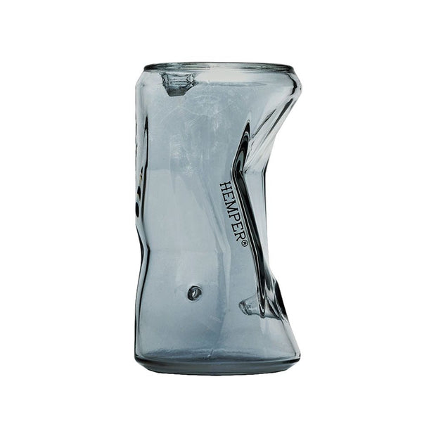 Hemper Crushed Can Glass Hand Pipe - 4.5" - Headshop.com
