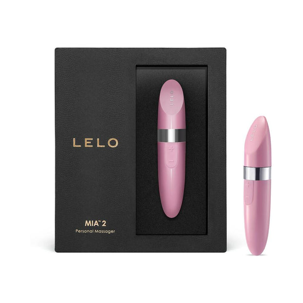 LELO MIA 2 Rechargeable Lipstick Vibrator Petal Pink - Headshop.com