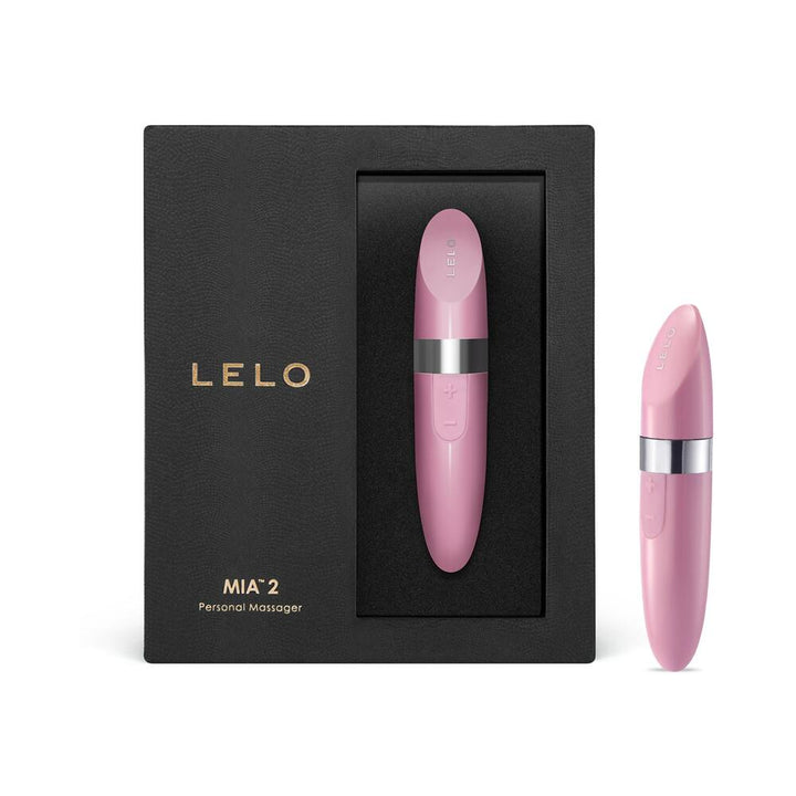 LELO MIA 2 Rechargeable Lipstick Vibrator Petal Pink - Headshop.com