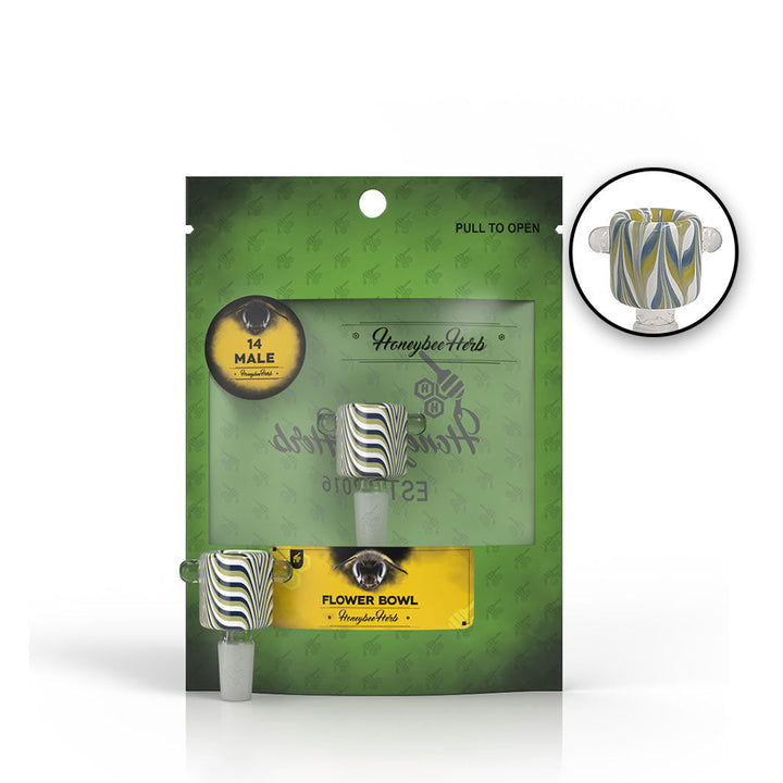 GLASS FLOWER BOWL (FB-9) - Headshop.com