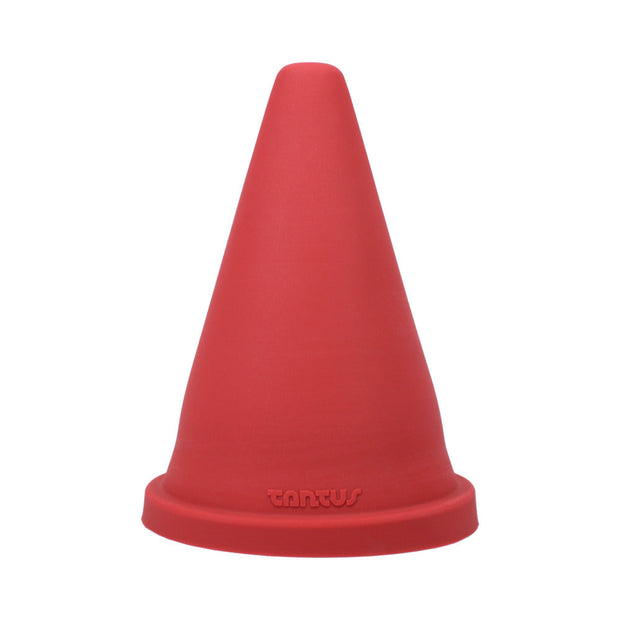 Tantus Cone Squat Dildo Ruby (Box) - Headshop.com