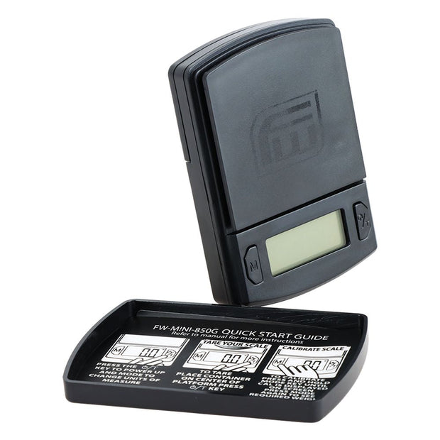 Fast Weigh Mini Digital Pocket Scale - 850g x 0.1g / Black - Headshop.com