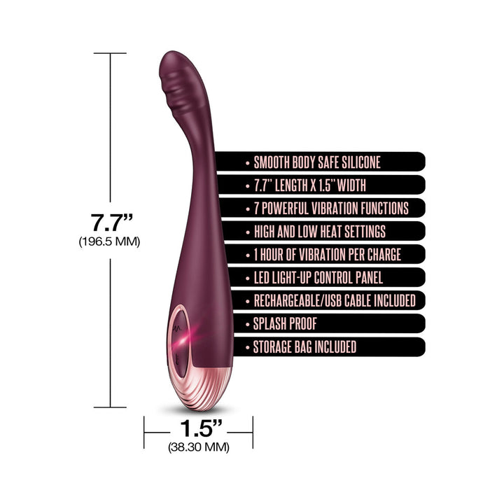 Zola Rechargeable Silicone Warming G-Spot Massager - Headshop.com