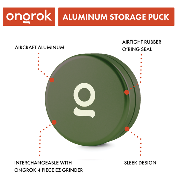 Ongrok Aluminum Storage Puck - Headshop.com