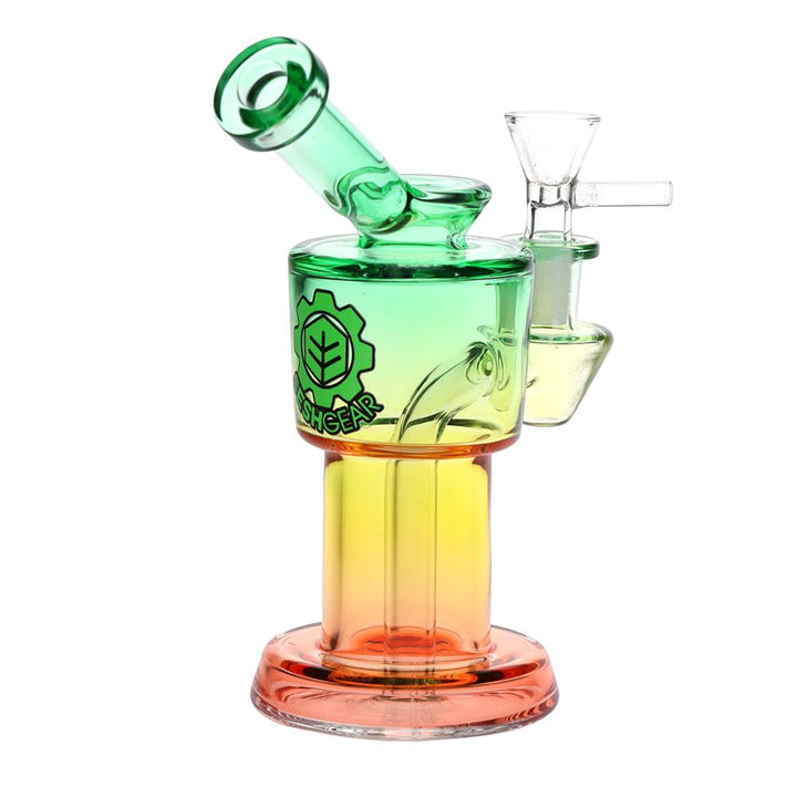 SeshGear Roboto Ombre Glass Water Pipe | 5.25" | 10mm F - Headshop.com