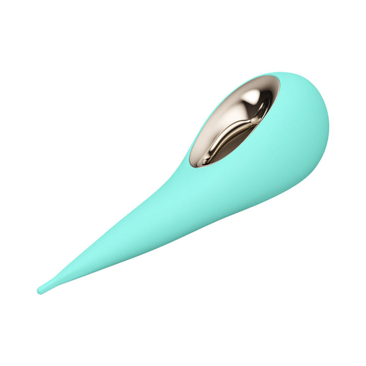 LELO DOT Elliptical Clitoral Stimulator Aqua - Headshop.com
