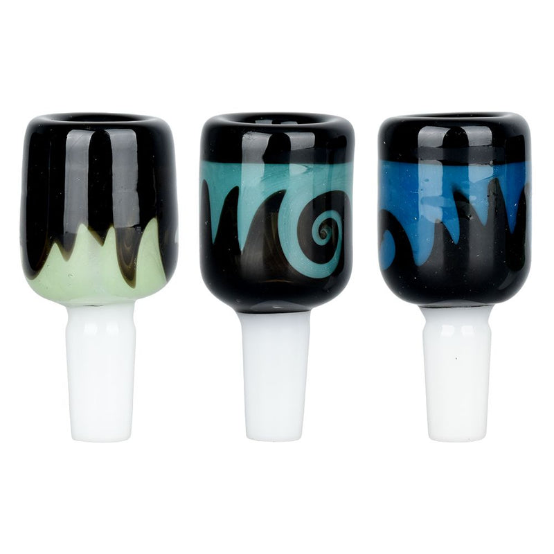 Dynamic Contrast Herb Slide w/ Exterior Marble - 14mm M / Colors Vary - Headshop.com