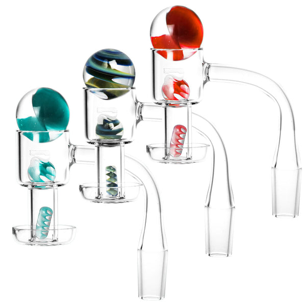 Pulsar Terp Slurper Twist Set w/ Banger - 4pc/14mm M/Colors Vary Pulsar Terp Slurper Twist Set w/ Banger - 4pc/14mm M/Colors Vary