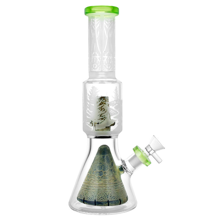 Tree Dimensional Beaker Water Pipe - 12.5"/19mm F - Headshop.com