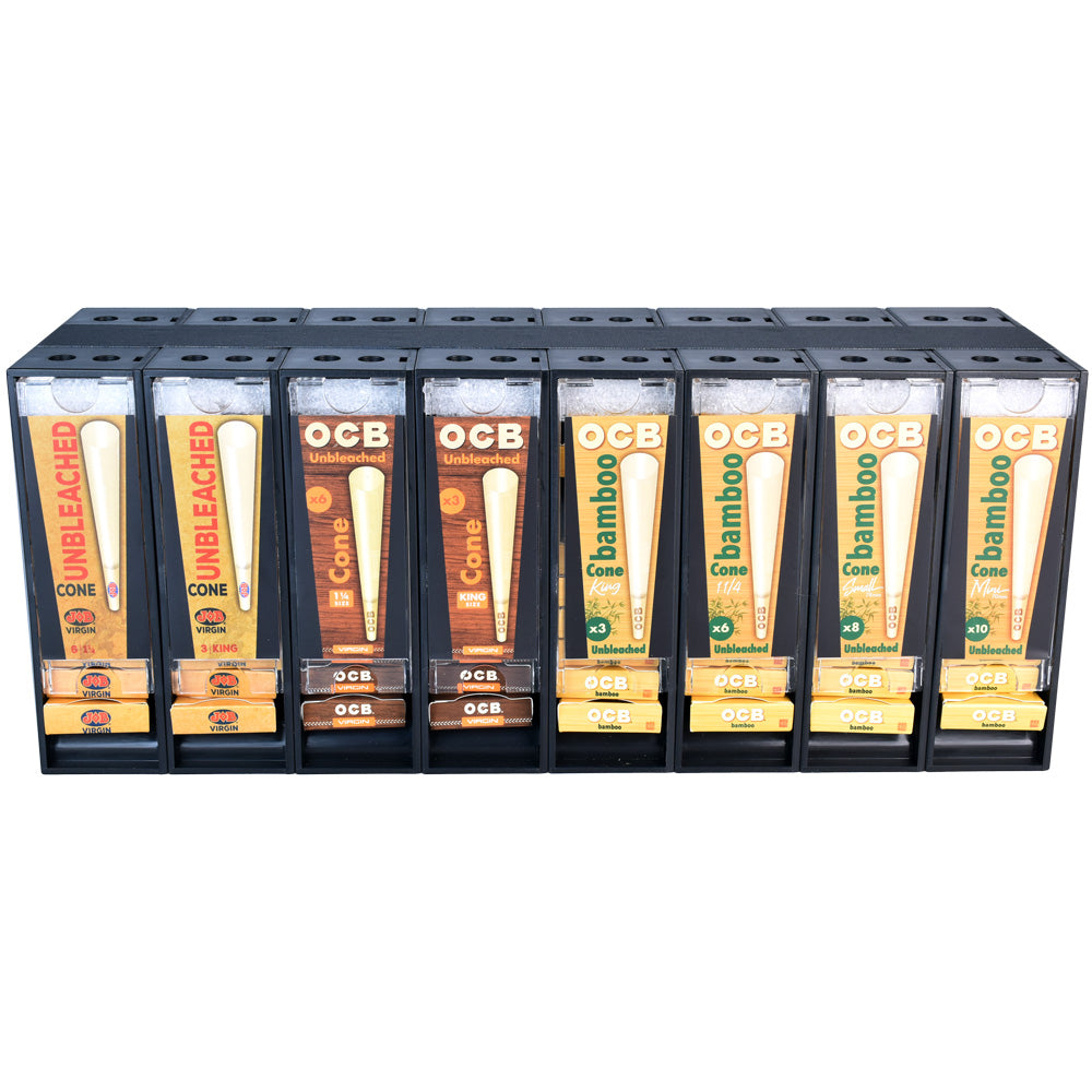 80PC DISPLAY - JOB/OCB Pre-Rolled Cone - Assorted Sizes - Headshop.com