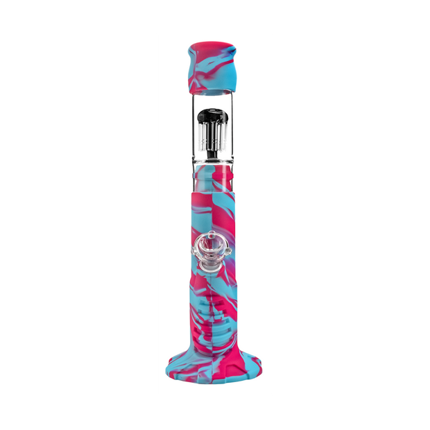 Medusa Customs Silicone Straight Tube w/Percolator - Headshop.com