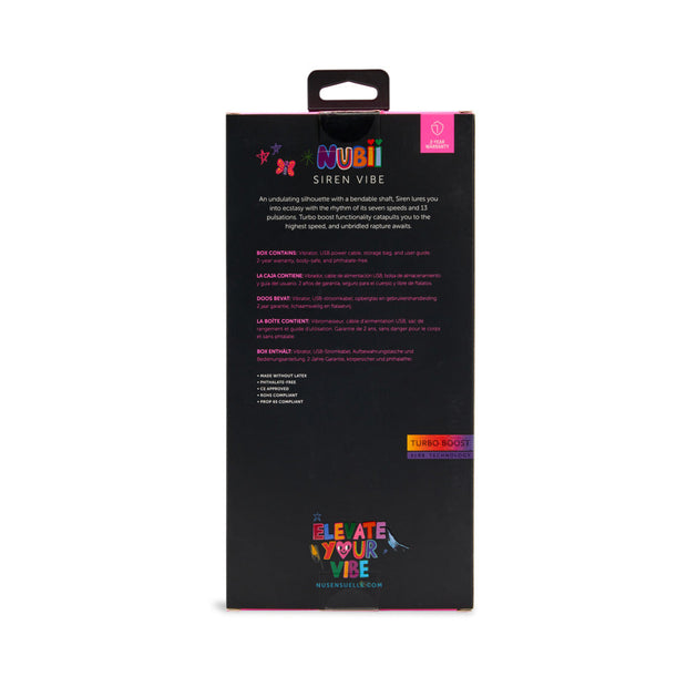 Nu Sensuelle Siren Nubii G-Spot Vibe W/ Hinge Blue - Headshop.com