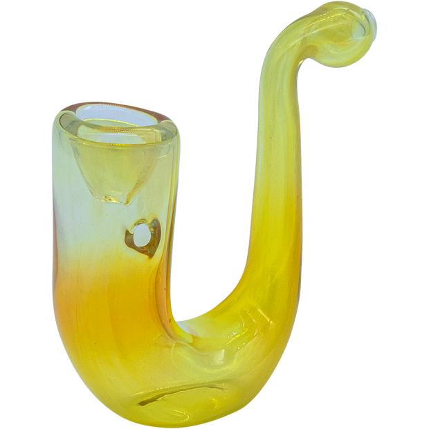 LA Pipes "Calabash" Fumed Glass Sherlock - Headshop.com