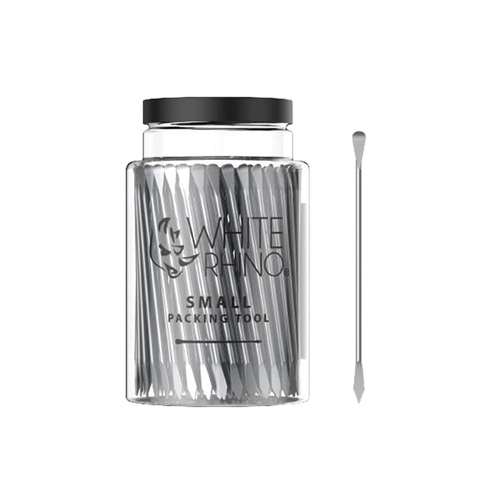 White Rhino Double-Sided Steel Packing or Dab Tool - Headshop.com