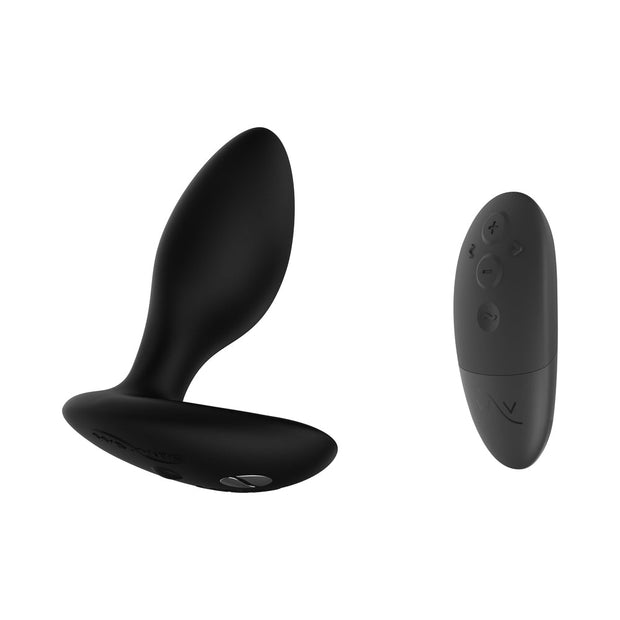 We-Vibe Ditto+ Rechargeable Remote-Controlled Silicone Vibrating Anal Plug Satin Black - Headshop.com