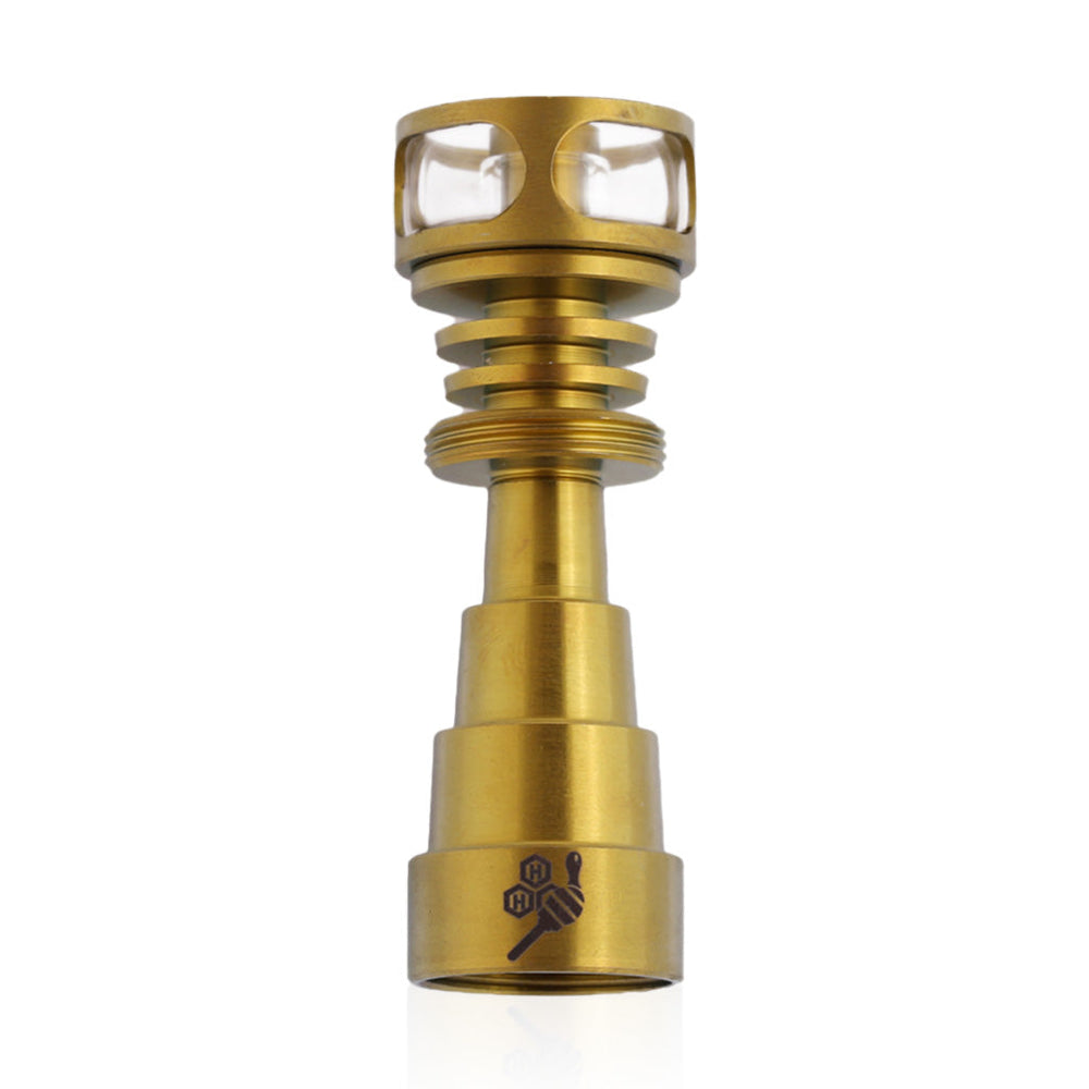 Honeybee Herb Titanium 6 IN 1 Cage Hybrid Dab Dab Nail - Headshop.com