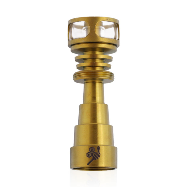 Honeybee Herb Titanium 6 IN 1 Cage Hybrid Dab Dab Nail - Headshop.com