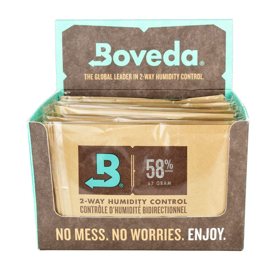 Boveda Humidity Control - 58% 67g - 12PC DISPLAY - Headshop.com