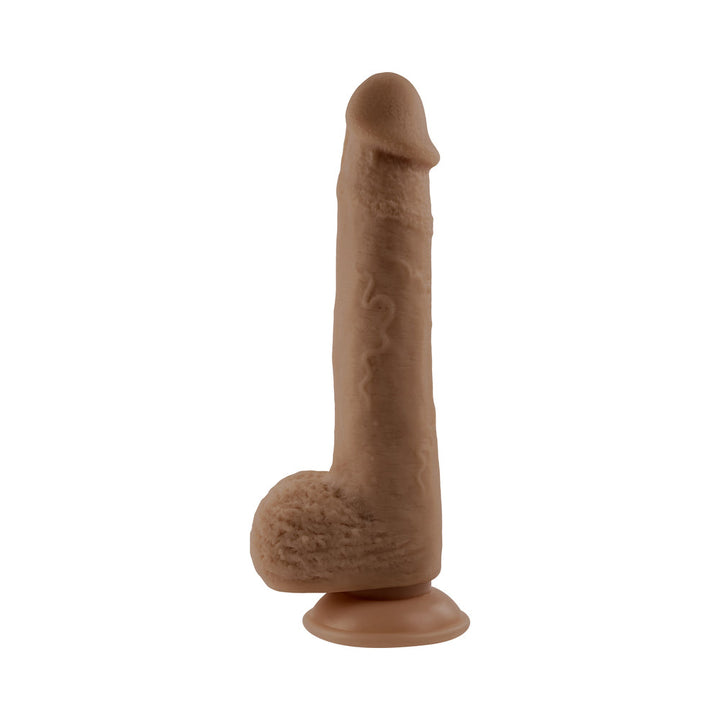 Selopa Natural Feel Flexskin Bendable Dildo with Moving Material 7 in. Dark - Headshop.com