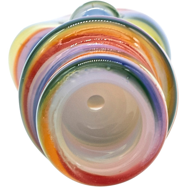 LA Pipes "Rainbow Tornado" Chillum Pipe - Headshop.com