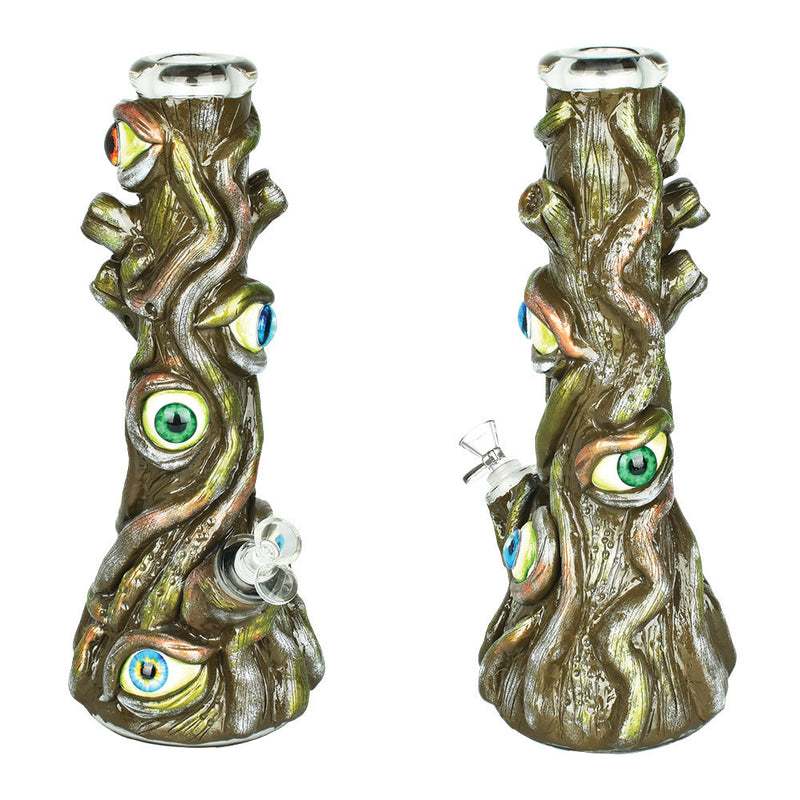Trees Have Eyes 3D Painted Beaker Water Pipe - 14" / 14mm F - Headshop.com