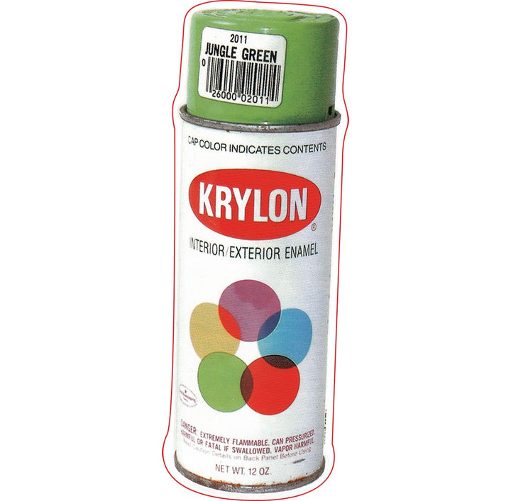 Krylon Spray Paint Can Sticker | 6.75"x2.25" - Headshop.com