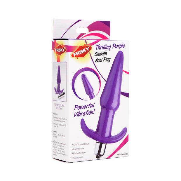 Thrilling Purple Smooth Anal Plug - Headshop.com