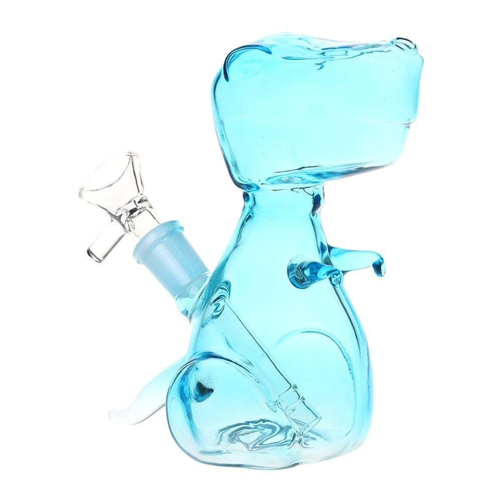 T-Rexxin On Em Glass Water Pipe - 5.75" / 14mm F / Colors Vary - Headshop.com