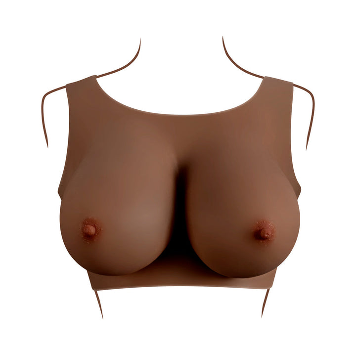 Gender X Undergarments Plate E-Cup Silicone Dark - Headshop.com