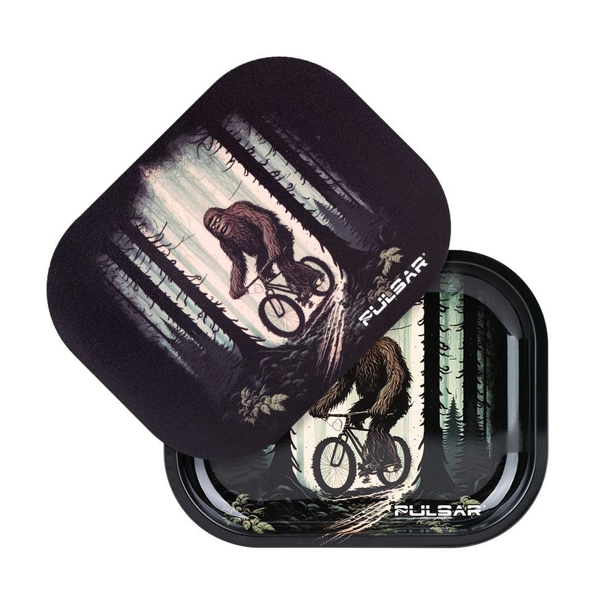 Pulsar Mini Rolling Tray & Lid Kit - Bigfoot Rides Again / 7"x5.5" - Headshop.com