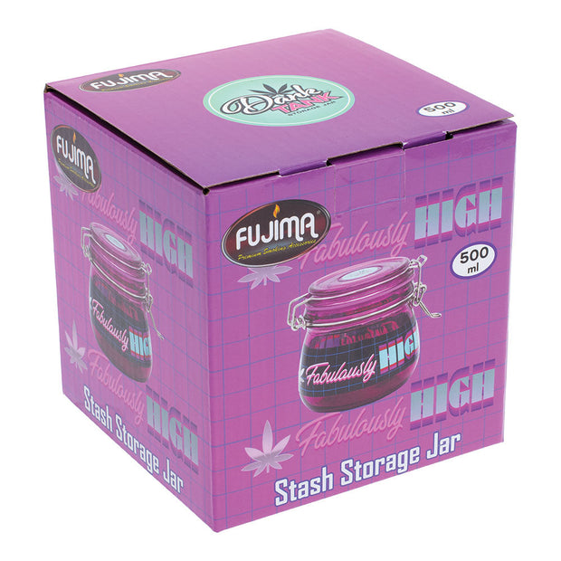 Fujima Dank Tank Fabulously High Glass Jar - 500ml - Headshop.com